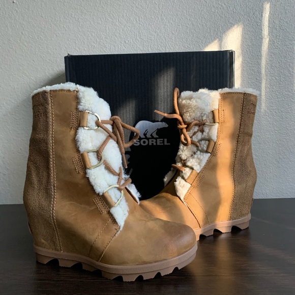 Sorel Joan of arctic wedge II shearling boots - Picture 2 of 7